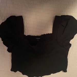 Torrid Puffy sleeve crop top